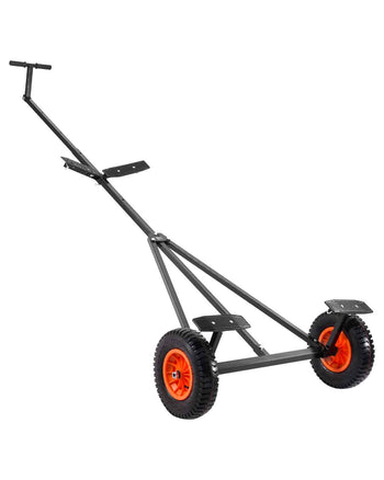 Boat Trailer Dolly, 420lbs Load Capacity, Carbon Steel Trailer Mover with Adjustable Length, 15.7 in Pneumatic Tires and Nonslip Support Bracket, for Moving Kayak Motorboat Fishing Boat