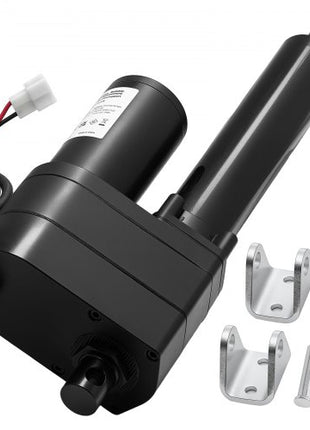 12V Linear Actuator, 7.87 Inch Ultra Heavy-Duty 2023lbs/9000N Linear Motion Actuator, IP65 Waterproof 0.2"/s with Mounting Brackets for Industrial Machinery Vessels, Heavy Lifting Systems