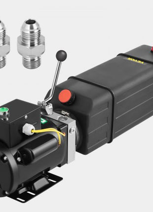 Hydraulic Pump 2950 PSI 60HZ Hydraulic Power Unit 3 HP 220V Hydraulic Power Pack for 2 & 4 Post Lifts Car Lift Hydraulic Power Unit with 3.5 Gallon Reservoir