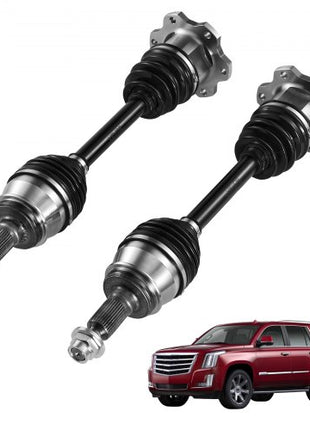 CV Axle Shaft Assembly, 2 Pieces Front Left & Right (Driver and Passenger Side), Automotive Replacement CV Axles Pair Compatible with 2007-2020 Cadillac Escalade, Alloy Steel & Carbon Steel