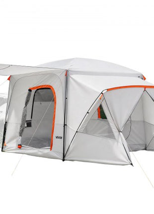 SUV Camping Tent for 5-9 Person, 13 x 10 FT 3-Season SUV Tailgate Tent with Ventilated Windows, PU2000mm Waterproof Dual-Use Car Rear Hatch Tents for Outdoor Hiking Travels