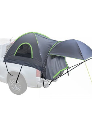 Pickup Truck Tent, Fits 5.5-6.0 ft Truck Tents for Camping, Waterproof PU2000 mm 2-3 Person Sleeping Truck Bed Tent, Sturdy Truck Bed Camper Shell with Expandable Awning, Rainfly, Storage Bag