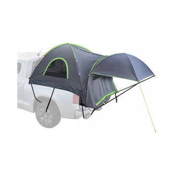 Pickup Truck Tent, Fits 8.0-8.2 ft Truck Tents for Camping, Waterproof PU2000 2-3 Person Sleeping Truck Bed Tent, Sturdy Truck Bed Camper Shell with Expandable Awning, Rainfly, Storage Bag