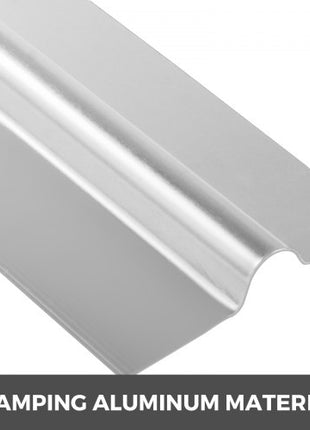 PEX Heat Transfer Plates, 100 pcs Box Radiant Heat Transfer Plates, 4 ft Aluminum PEX Heat Transfer Plates, 1/2 inch Heat Transfer Plates Designed for PEX Tubing