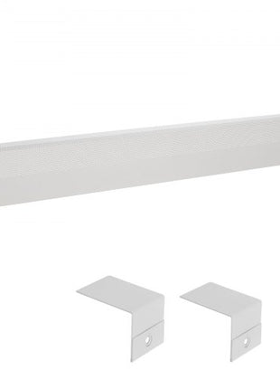 Baseboard Heater Covers, Basic Series 5 ft Standard Electric Heating Unit Front Cover for Home Improvement, Heavy-duty Steel, Easy Installation for Bedroom Replacing Old Cover, White
