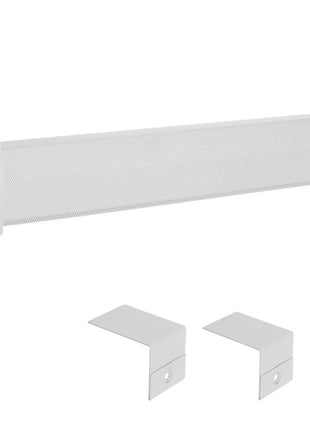 Baseboard Heater Covers, Premium Series 4 ft Standard Electric Heating Unit Front Cover for Home Improvement, Heavy-duty Steel, Easy Installation for Bedroom Replacing Old Cover, White