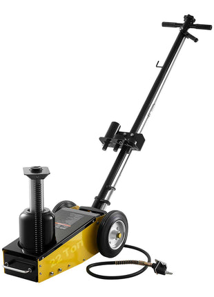 Floor Jack, 22 Ton (48501 lbs) Capacity, Steel Racing Floor Jack with Single Piston Quick Lift Pump & Extension Posts, Air Hydraulic Trolley Car Lift for SUVs, Pickups, Lifting Range 10.4"-21.3"