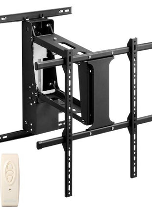 Motorized TV Wall Mount, TV Mount for 32 to 65 Inch TV, Electric Adjustable Ceiling TV Mount, Motorized Flip Down TV Mount Bracket with Max VESA 24 x 24 in, Fits TVs Up to 88 lbs
