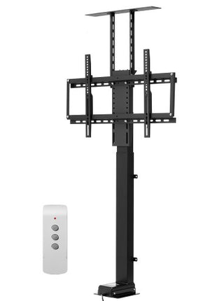 Motorized TV Lift Stand, 120 lbs max Load Adjustable TV Lift Stand Mount Bracket, Vertical Electric TV Bracket with Remote Control, Motorized TV Stand with Max VESA 24 x 16 in, for 32-70 in TVs