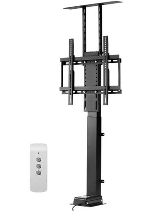 Motorized TV Lift Stand, 132 lbs max Load Adjustable TV Lift Stand Mount Bracket, Vertical Electric TV Bracket with Remote Control, for 32-55 in (Not in Cabinet) / 32 - 50 in (in Cabinet) TVs