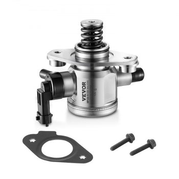 High Pressure Fuel Pump with Gasket and Bolts, Compatible with Buick LaCrosse, Regal, Verano, Chevrolet Captiva Sport, Equinox, Impala, Malibu, GMC Terrain 2010-2017 L4 2.4L, Stainless Steel