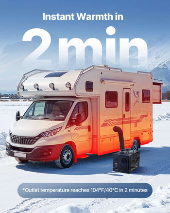 Diesel Heater, 8KW, DC 12V/24V, All in One Portable Diesel Air Heater with Bluetooth APP Control, Remote Control and LCD Screen, 1.9 Gal Fuel Tank for Trucks, Vans, RVs, Campers, and Garages