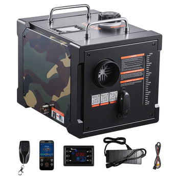 Diesel Heater, 8KW, DC 12V/24V, All in One Portable Diesel Air Heater with Bluetooth APP Control, Remote Control and LCD Screen, 1.9 Gal Fuel Tank for Trucks, Vans, RVs, Campers, and Garages