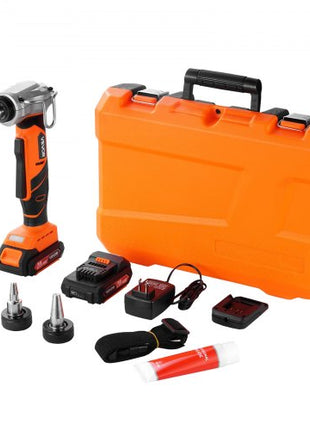 Cordless Tube Expander, 20V Max Electric Tubing Expansion Tool for 1/2", 3/4", 1" PEX-A Pipes, 22000RPM Pipe Expander with 3 Expanding Head, 2pcs 2AH Battery, Fast Charger & Carrying Case