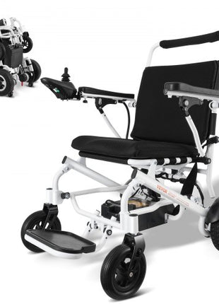 Electric Wheelchair for Adults Seniors, 300 lbs Weight Capacity, 20 in Width Lightweight Foldable Motorized Power Wheelchairs, Long Range All Terrain Aluminum Alloy Chair