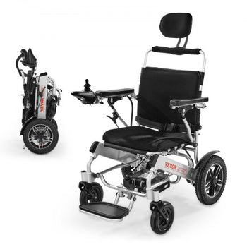 Electric Wheelchair for Adults, 300lbs Capacity with Adjustable Backrest, Foldable Lightweight Motorized Wheelchair,13-Mile Range,All-Terrain Powered,Portable 21 Seat for Seniors & Disabled