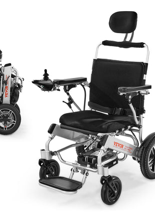 Electric Wheelchair for Adults, 300lbs Capacity with Adjustable Backrest, Foldable Lightweight Motorized Wheelchair,13-Mile Range,All-Terrain Powered,Portable 21” Seat for Seniors & Disabled