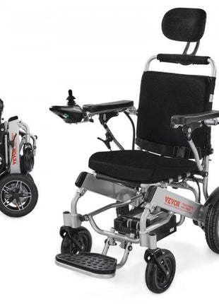Electric Wheelchair for Adults, 300lbs Capacity with Adjustable Backrest, Foldable & Lightweight Motorized Wheelchair, 13-Mile Range, All-Terrain Powered Chair, Portable for Seniors & Disabled