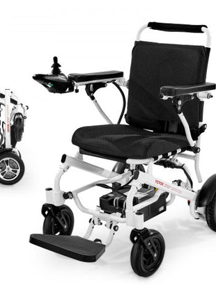 Electric Wheelchair for Adults, 300lbs Capacity, Foldable & Lightweight Motorized Wheelchair, 13-Mile Long Travel Range, All-Terrain Powered Chair, Portable for Seniors & Disabled