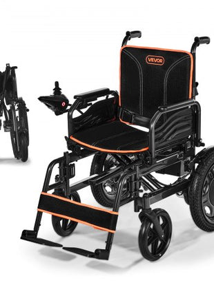 Electric Wheelchair for Adults, 265lbs Capacity, Foldable & Lightweight Motorized Wheelchair, 13-Mile Long Travel Range, All-Terrain Powered Chair, Portable for Seniors & Disabled