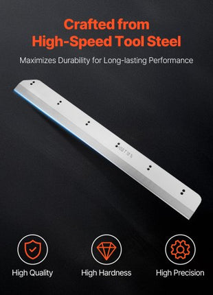 Paper Cutter Blade, Heavy Duty Steel Blade Replacement Suitable for Professional Cutter H520TV7/E5208L, Paper Trimmer Machine Spare Blade,650 x 80 x 10 mm