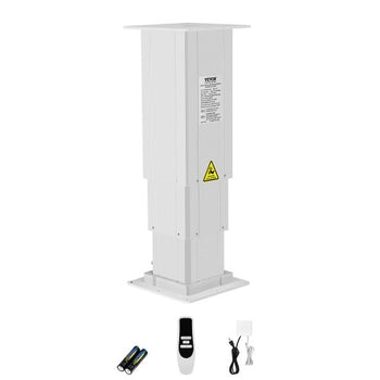 Electric Lifting Column System, 176 lbs Lift Table, 14.2-31.1 in Height Range, Three-stage Adjustable Desk Column, Telescopic Table Leg, Comes with Power-Supply Option to Control up/Down Motion