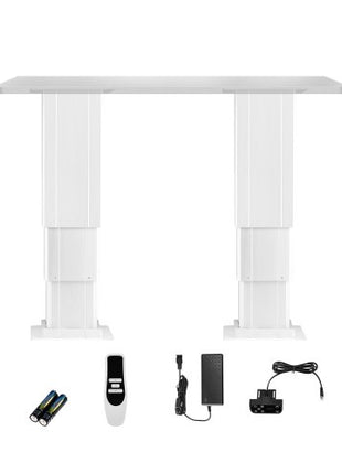Electric Lifting Column System, 260 lbs Lift Table, 14.2-31.1 in Height Range, Three-stage Adjustable Desk Column, Telescopic Table Leg, Comes with Power-Supply Option to Control up/Down Motion