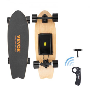 Electric Skateboard with Remote, 13.7 Mph Top Speed & 7.5 Miles Max Range Skateboard Longboard, 3 Speeds Adjustment Skateboards, Easy Carry Handle Design, Suitable for Adults & Teens Beginners