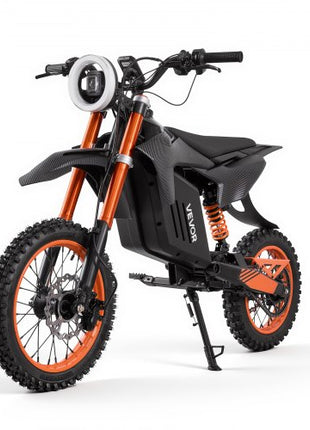 Electric Dirt Bike for Teens Adults, 2000W Motor, 31 MPH Speed, 31 Miles Max Range, 48V 22.5Ah Battery, Off-Road Motorcycle with Light, Display, Dual Suspension & Hydraulic Brakes for Age 14+