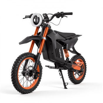 Electric Dirt Bike for Teens Adults, 2000W Motor, 31 MPH Speed, 31 Miles Max Range, 48V 22.5Ah Battery, Off-Road Motorcycle with Light, Display, Dual Suspension & Hydraulic Brakes for Age 14+