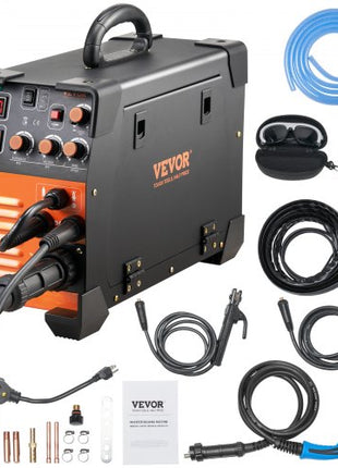 MIG Welder, 3 in 1 Welder Welding Machine, 270 Amp MIG Lift TIG Arc Welder 110V 220V Lift TIG Welder Lift ARC Welder Digital Display Combo Welding Machine MMA Stick IGBT DC Inverter Welder