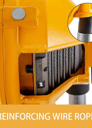 Spring Balancer 20-33lbs(9-15kg) Retractable Tool Holder 1.5m Length Tool Balancer with Hook and Wire Rope Adjustable Balancer Retractor Hanging Holding Equipment in Yellow