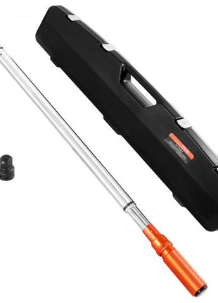 Click Torque Wrench, 3/4 Inch Drive, 100-600 lbf-ft / 136-814N.m, Dual-direction Torque Wrench Set with Dual Range Scales, 48-tooth, ±3% High Precision, Alloy Steel, for Automobile Repair