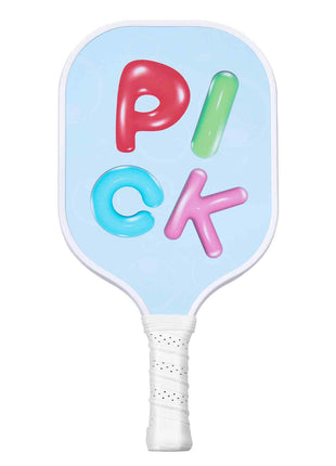 Kids Pickleball Paddle, Lightweight Youth Pickleball Paddle with Small Grip and Cute Pattern, Fiberglass Pickle Ball Racket & Honeycomb Core, Child Size for Kids, Youth, Boys & Girls