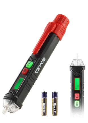Voltage Tester, Non-Contact Voltage Detector with Adjustable Sensitivity, Dual Range AC 12V-1000V/48V-1000V Live & Null Wire Tester Pen with Visual and Audible Alarms, CAT III 1000V Rating
