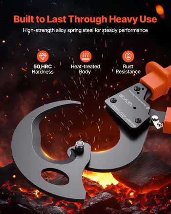 Ratcheting Cable Cutter, Spring Steel Blades with PVC-Coated Handles, Quick-Release Button, Heavy Duty Ratchet Cable Wire Cutter for Cutting Copper & Aluminum Cables Up to 1000 MCM / 500 mm²
