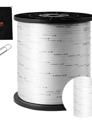 Durable Polyester Pull Cord, Width 0.5" & Length 5249ft, Max Load 1250 lbf, Perfect for Organizing Cables, Packaging, Garden Work & Electrical Jobs
