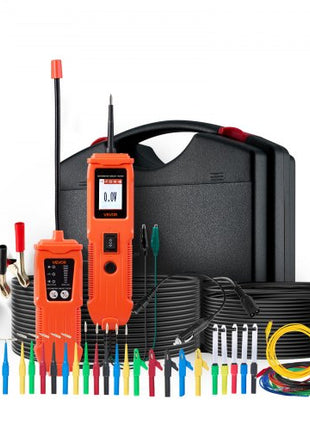Automotive Circuit Tester Kit, 8 - 35 DCV Power Circuit Probe Tester with TFT Color Display and Lighting, 2-in-1 Electrical Automotive Power Tester Probe with 19.7 ft / 6 m Extension Cable
