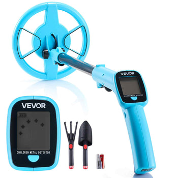 Metal Detector, 4", Lightweight Metal Detector with LCD Display, 6" IP68 Waterproof Search Coil, Adjustable 25.6"-36.6" High Accuracy Gold Detector, Easy to Use, for Detecting Gold Exploration