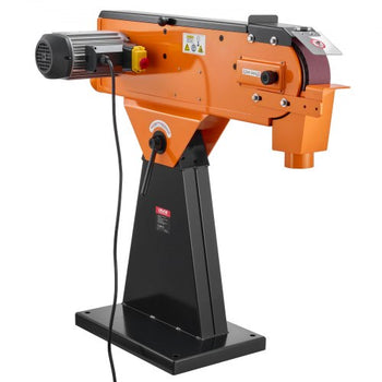 3" x 79" Belt Grinder Sander, 2200W 1000RPM Industrial-Grade Grinding Sanding Machine with 0° - 45° Adjustable Angle & Dust Collection Port for Professional Woodworking Metalworking, 230V