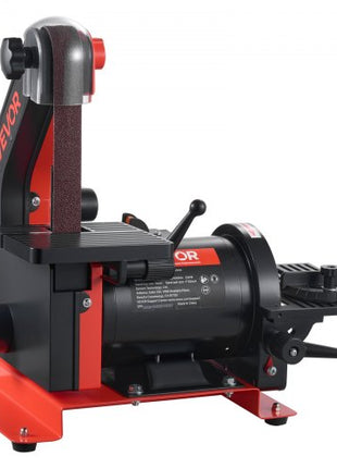 5" Disc Sander & 1" x 30" Belt Sander, 250W Benchtop Belt Disc Sanders Combo with 0 - 45° Adjustable Worktable & Dust Collection Ports for Woodworking, Furniture Refinishing, DIY Crafting