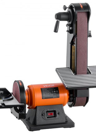 6" Disc Sander & 2" x 42" Belt Sander, 420W Professional Bench Belt Disc Sanders Combo with Multiple Angle Adjustments for DIY Woodworking, Furniture Refinishing, Knife Sharpening