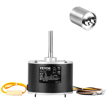 Condenser Fan Motor OGD1016, 1/6 HP 208-230V Condenser Fan Motor 1075RPM, OEM Standard Upgraded Replacement Condenser Motor Reversible Rotating, Explosion-proof CBB65 5?F/370V Capacitor