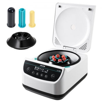 Centrifuge Machine, 100-2100xg RCF Electric Laboratory Centrifuge Machine with 1 Rotor for 2/5/10/15/50ml Tube Capacity, Low Speed 500-4000rpm with Timer, Widely Used in Various Experiments