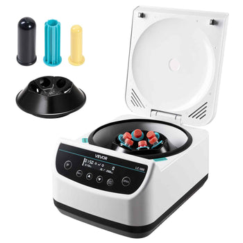 Centrifuge Machine, 100-2100xg RCF Electric Laboratory Centrifuge Machine with 1 Rotor for 2/5/10/15/50ml Tube Capacity, Low Speed 500-4000rpm with Timer, Widely Used in Various Experiments