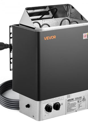 Sauna Heater, 2KW AC 120V Electric Sauna Stove, Dry Steam Bath Saunas Stove with Pre-Drilled Bracket, Fit 52.9 to 88.2 CU.FT Saunas Rooms, Steam Bath Stoves for Home, Commercial, Leisure Venues