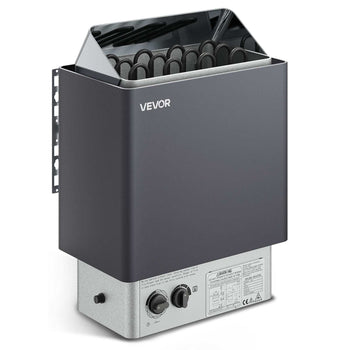 Vevor 16L electric hot dog roller in sleek black and stainless steel, designed for efficient food service.