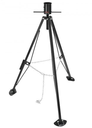 5th Wheel Tripod Stabilizer, 5000 LBS Load Capacity Tripod Fifth Wheel Stabilizer, 35"-57" Adjustable Height RV Gooseneck Stabilizer, Tripod Jack for Fifth-Wheel Trailers, RVs, and Campers