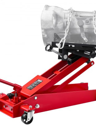 Low Profile Floor Jack, 1000 lbs / 0.45 Ton Lifting Capacity Telescoping Transmission Floor Jack, 6.3-25.2 in Lifting Height, 360° Swivel Front wheels, Heavy-Duty Lift Hoist for Garage/Shop