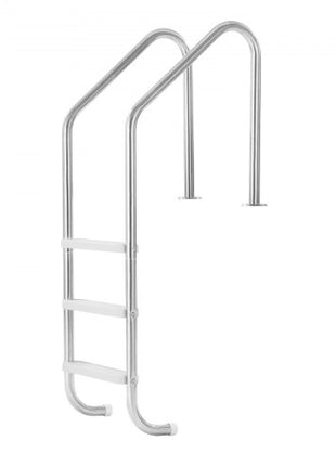 Swimming Pool Ladder, 3-Step Stairs with Double Handrails, Non-slip Heavy Duty Wide Steps, Stainless Steel Frame, 265 lbs Capacity for 48-54 in Inground Pools Entry/Exits, Indoor & Outdoor
